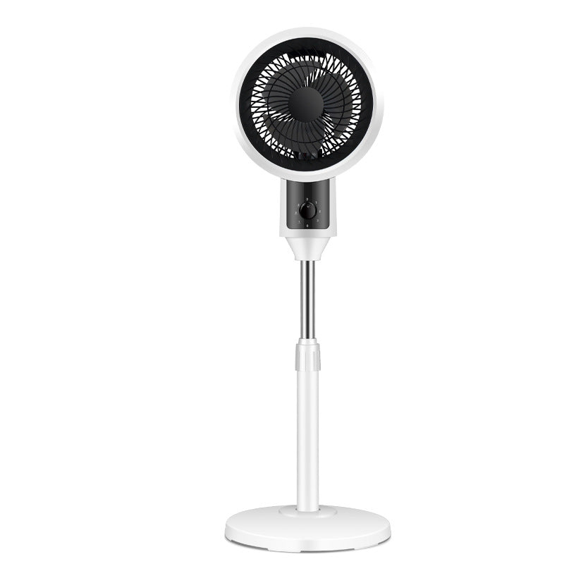 Stand Fan Adjustable Height Oscillating Quiet Operation Modern Design for Home Office