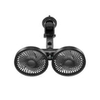 Women's Dual Fan With Digital LCD Control Adjustable Quiet Portable Cooling