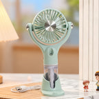 Portable Cooling Fan with Water Tank USB Rechargeable Lightweight Personal Air Cooler