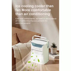 USB Desktop Evaporative Cooler Humidifier One Size Top Fill Water Tank Touch Controls