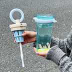 Women’s Fruit Infuser Water Bottle BPA-Free Leak-Proof with Carry Strap for Flavored Drinks