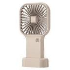 Portable Handheld Air Circulation Fan Rechargeable Battery Lightweight Quiet Operation