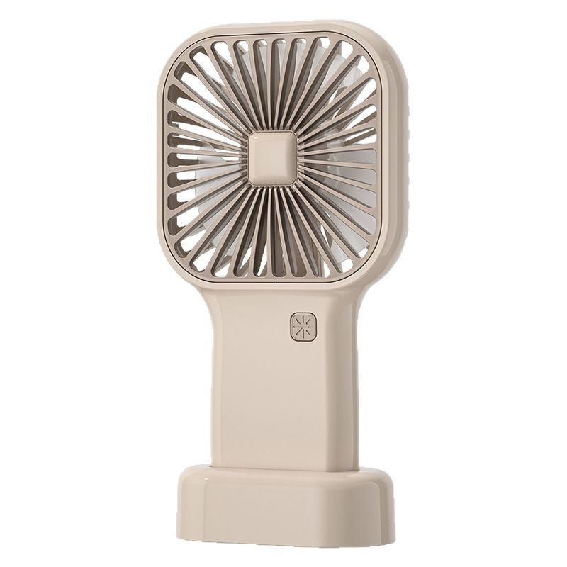 Portable Handheld Air Circulation Fan Rechargeable Battery Lightweight Quiet Operation