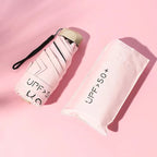 Women’s UV Protection Folding Umbrella with Wind-Resistant Frame and One-Touch Open Close Mechanism