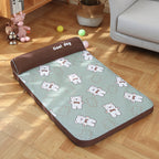 Unisex Cooling Pet Mat Breathable Fabric Non-Slip Bottom Removable Washable Cover
