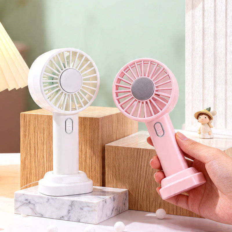 Portable Mini Fan with Mist Spray and Flexible Tilt Adjustable Cooling for Women