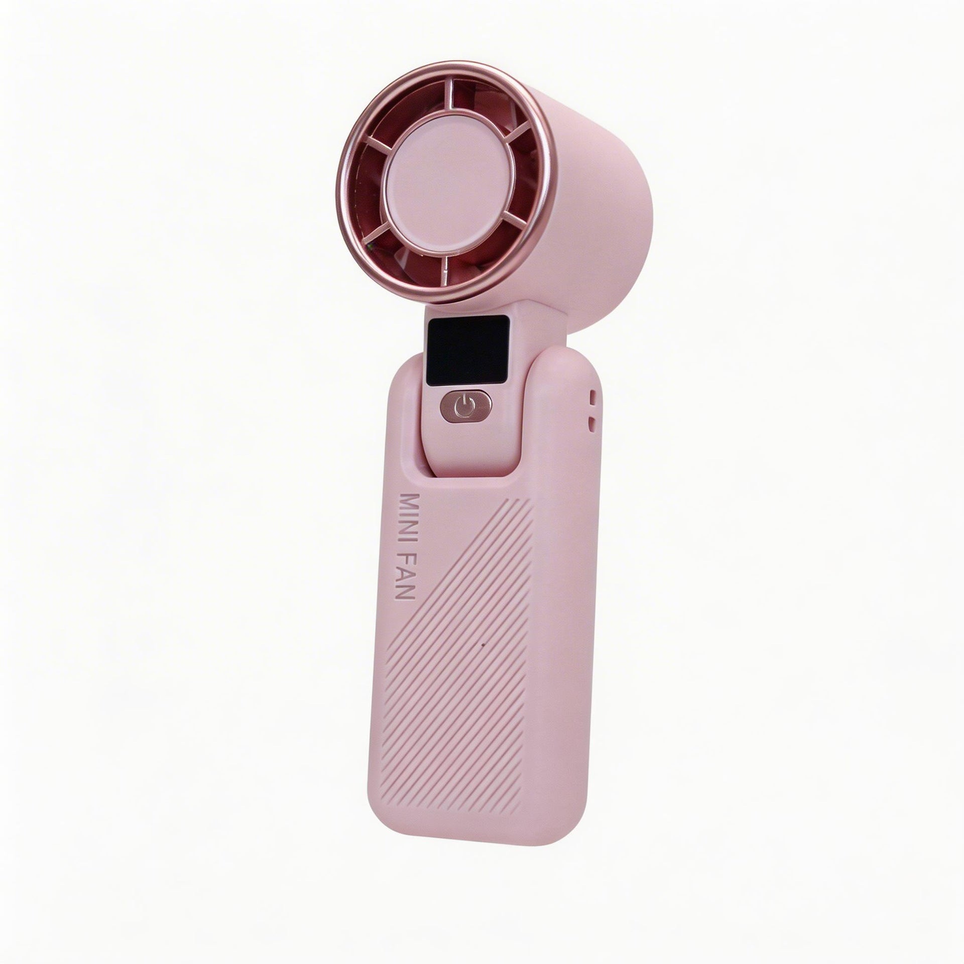 Portable Mini Fan with LCD Display USB Rechargeable Adjustable Speed