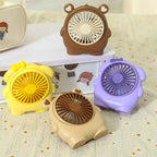 Portable Mini Fan USB Rechargeable Compact Animal Design Cute Personal Cooling Fan
