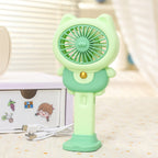 Portable USB Rechargeable Handheld Fan for Women Creative Cat Design Lightweight