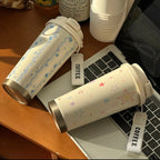 Women's Insulated Travel Mug with Leak-Proof Lid and Hello Kitty Design