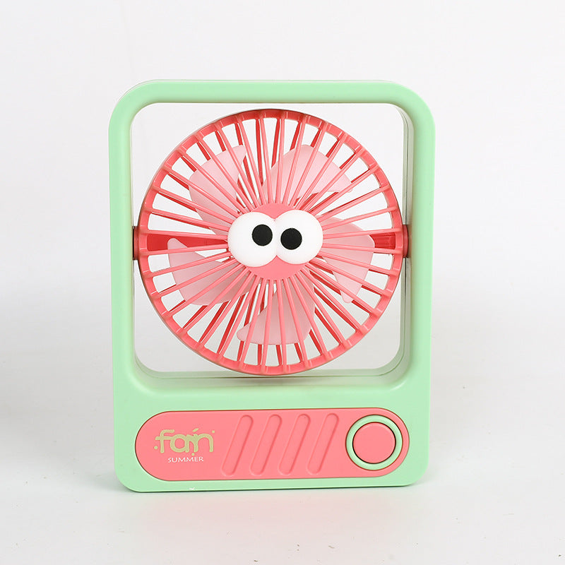 Portable Mobile Table Fan Compact Quiet Adjustable Speed Modern Design