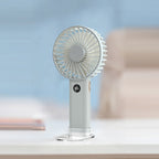 Rechargeable Desk Fan Portable Quiet Adjustable Speed Compact Design