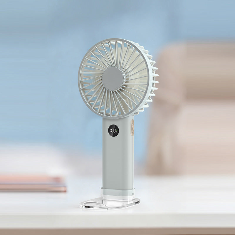 Rechargeable Desk Fan Portable Quiet Adjustable Speed Compact Design