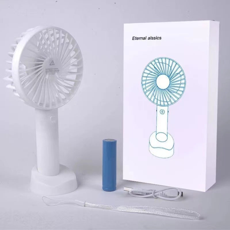 Harrow Handheld Fan Portable Rechargeable Battery USB Charging Compact Lightweight