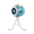 Harrow Octopus-Inspired Portable Fan Flexible Legs Rechargeable Battery Compact Design
