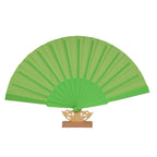 Ladies Decorative Fan with Elegant Wooden Handle Lightweight Stylish Accessory