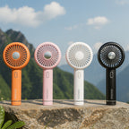 Portable Leaf-Shaped Mini Fan Rechargeable Quiet Operation Compact Lightweight