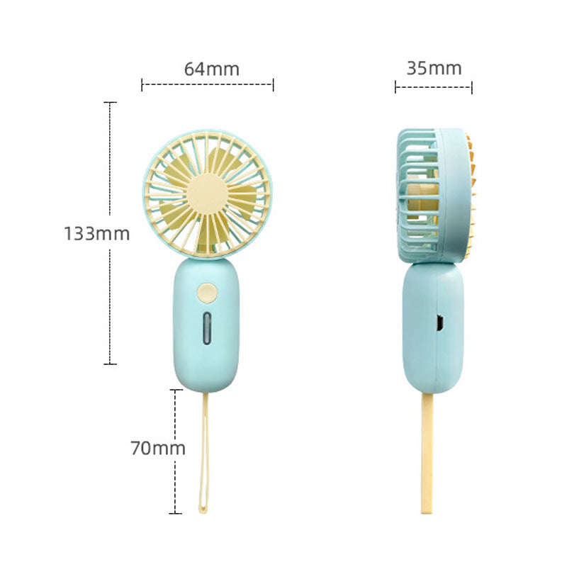 Women's Portable Handheld Fan Ergonomic Design Compact Lightweight Quiet Operation