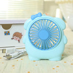 Portable Mini Fan USB Rechargeable Compact Animal Design Cute Personal Cooling Fan