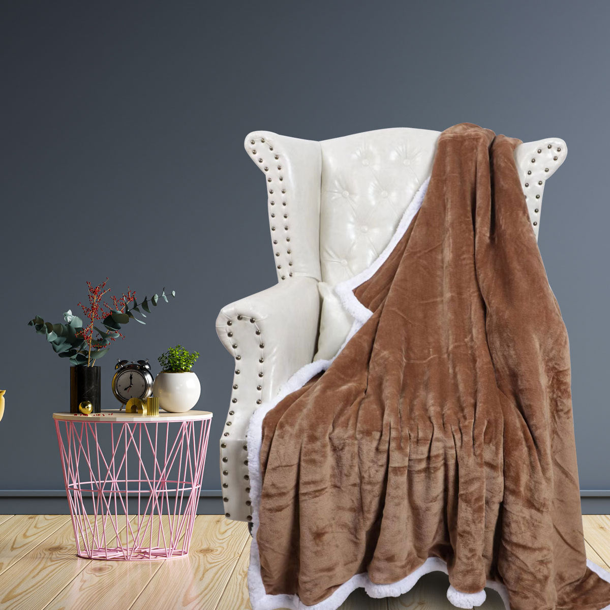 Women's Plush Blanket Double Fleece Soft Cozy Throw for Couch and Bed