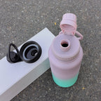 Women Sporty Water Bottle BPA-Free Plastic Non-Slip Surface Compact Size Dishwasher Safe