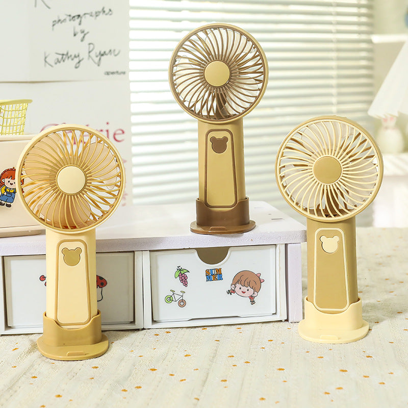 Portable Mini Fan with Flexible Mount USB Connection Compact Personal Cooling for Women
