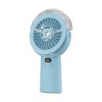 Portable Rechargeable Handheld Fan Digital Speed Control Compact Quiet Operation
