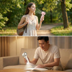 Portable Mini Fan Lightweight Rechargeable Personal Handheld Fan
