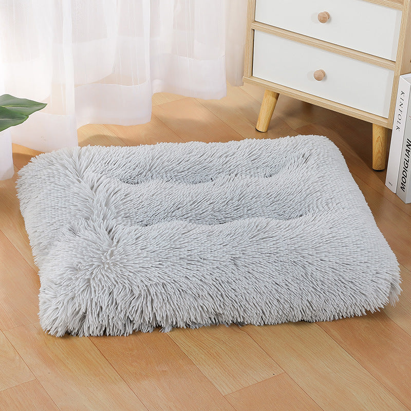 Unisex Cozy Pet Pillow Soft Fiber Non-Slip Machine Washable Cushion for Small and Medium Pets