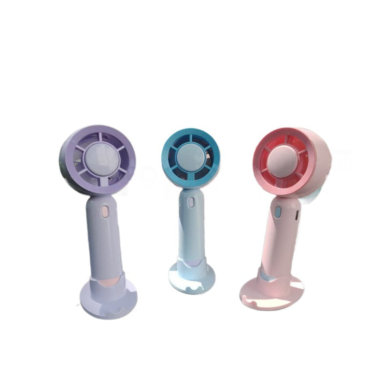 Portable Handheld Fan Rechargeable Battery Wireless 3 Speed Settings Lightweight Compact