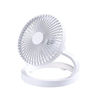 Rechargeable Table Fan Portable Foldable Stand Adjustable Angle Quiet DC Motor