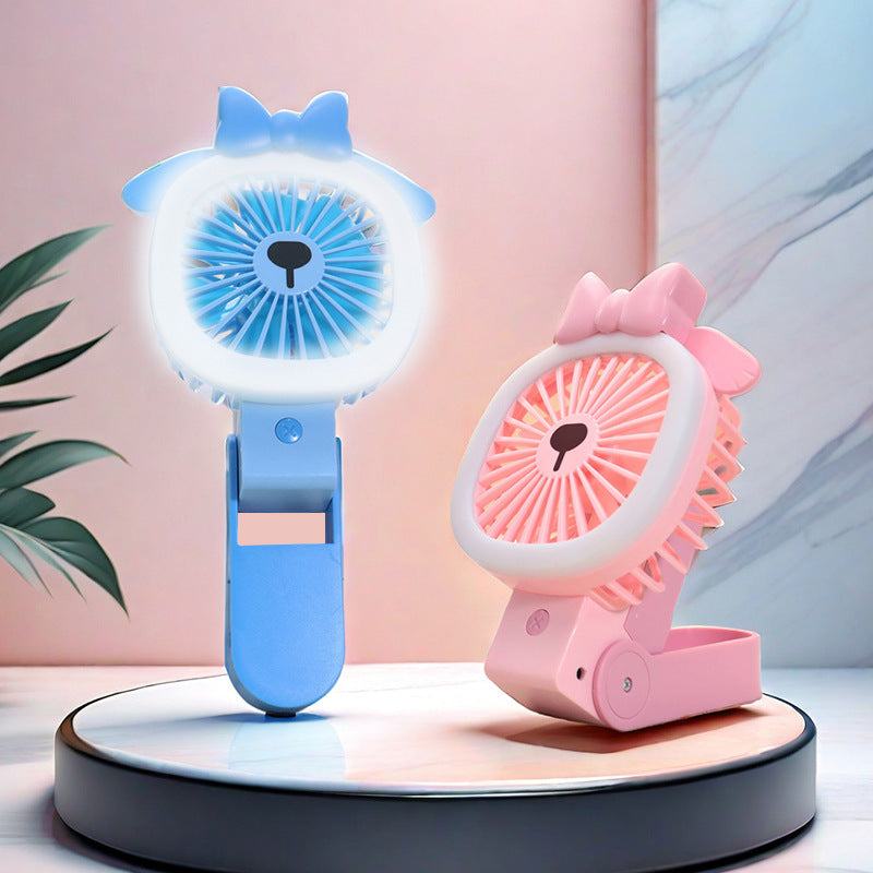 Portable Mini Fan USB Rechargeable Quiet Operation Compact Handheld Personal Cooling Fan