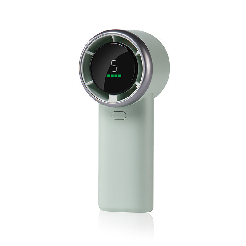 Portable Mini Air Fan Lightweight Quiet with LED Display and Multiple Speeds
