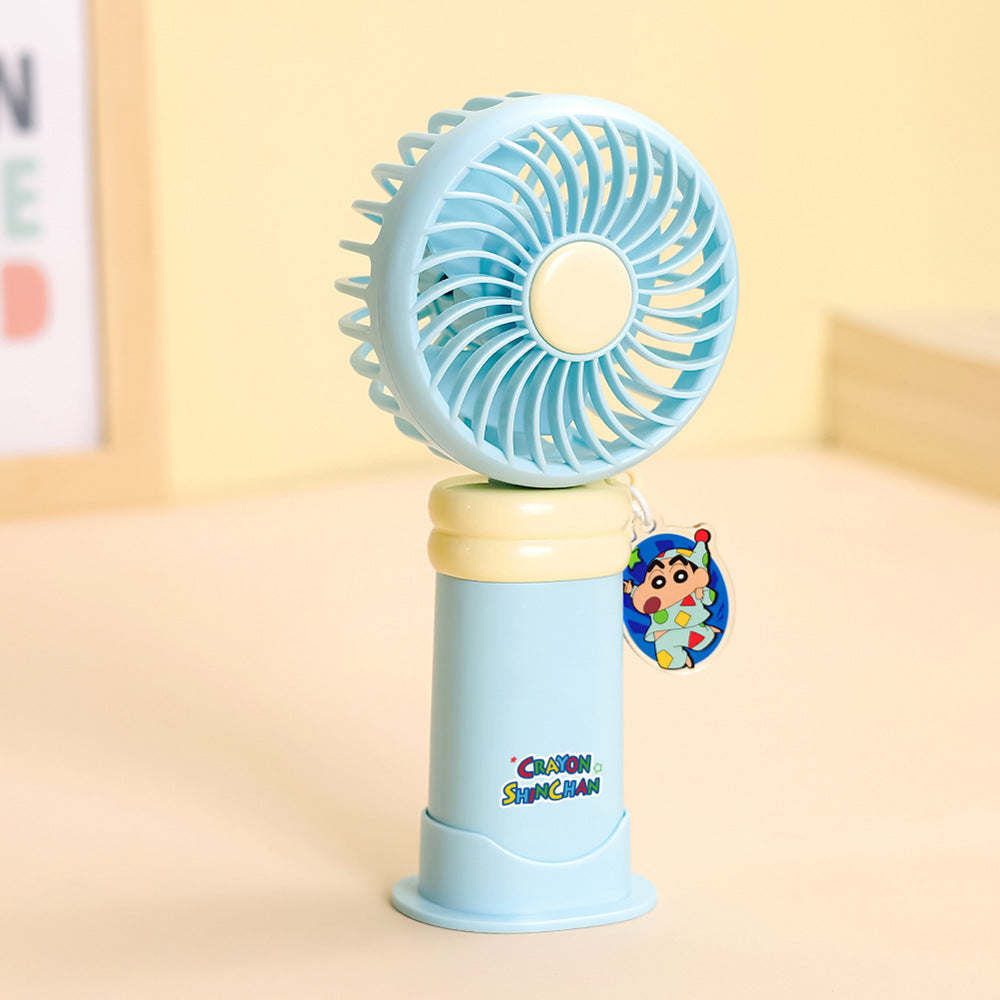 Portable Handheld Fan Rechargeable Character-Themed Compact Lightweight
