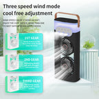 Portable Dual Fan Lightweight Rechargeable Personal Cooling Fan