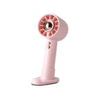 Portable Handheld Fan with Integrated Stand USB Rechargeable Compact Lightweight