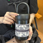 Women’s Insulated Water Bottle with Carry Handle BPA-Free Durable Hot Cold Beverage Container