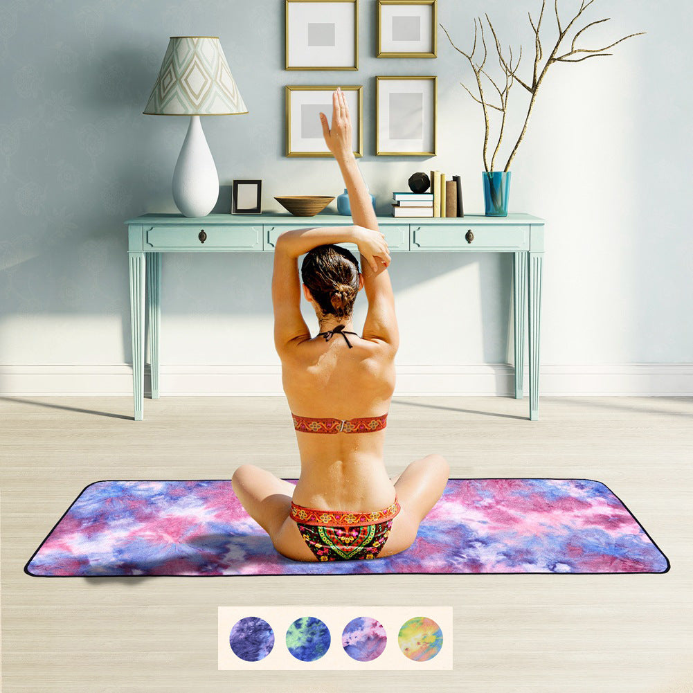 Women Non-Slip Yoga Mat Soft Thick Padding Eco-Friendly Material Stylish Design