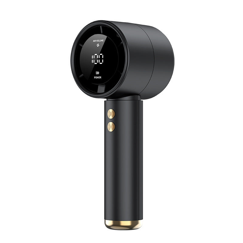 Cordless Travel Hair Dryer Compact Rechargeable with Digital Display and Ion Function