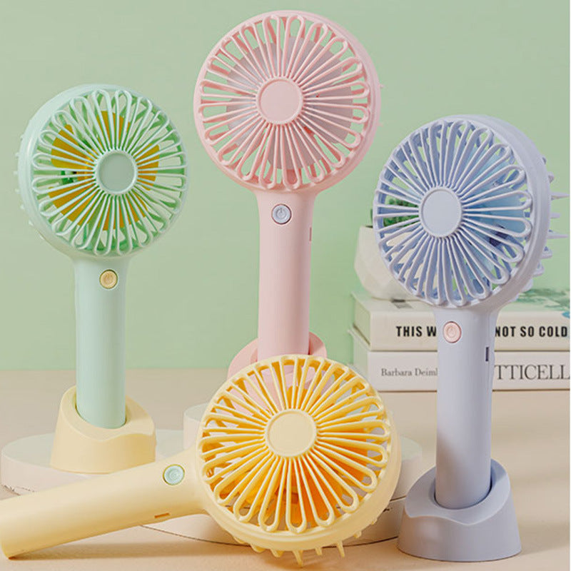 Portable Hand Fan for Women with Variable Speed Settings Lightweight and Compact