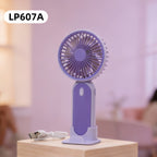 Portable Mini Fan USB Rechargeable Ergonomic Design Compact Quiet Operation for Women