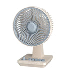 Table Fan Compact Multi-Speed Quiet Operation Pivot Function Energy Efficient Cooling