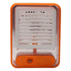 USB Personal Microclimate Cooler Compact Desk Fan with Transparent Water Tank and Adjustable Louver