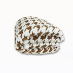 Women’s Plush Blanket Houndstooth Pattern Ultra-Soft Hypoallergenic Microfiber Cozy Throw