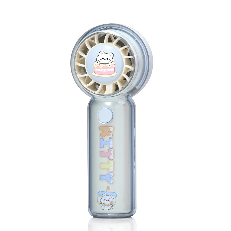 Women's Portable USB Fan Lightweight Compact Cat Design Multiple Speeds