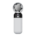 Portable Mini Air Cooler for Women USB Rechargeable Personal Fan with LED Display and Multiple Speeds