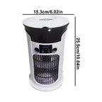 Compact Digital Personal Cooling Fan Cylindrical Design Programmable LED Display Multi-Speed