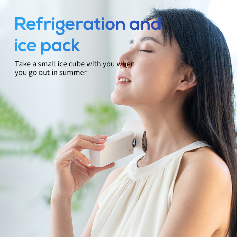 Portable Personal Fan Compact Lightweight Rechargeable Battery Operated with LCD Display and Multiple Speeds