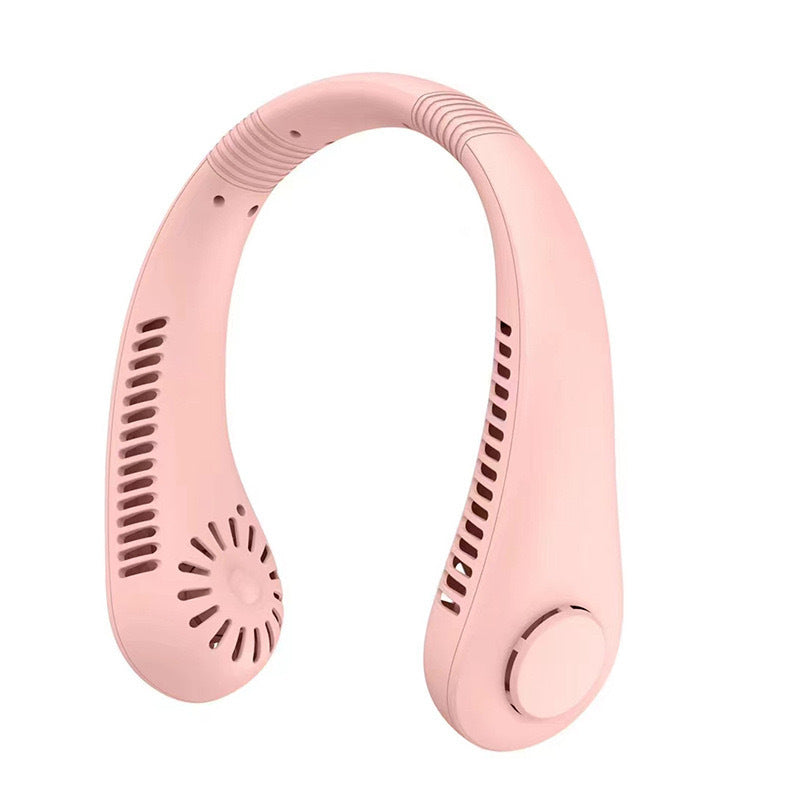 Portable Personal Air Conditioner Fan Lightweight Wearable Neck Cooler with Adjustable Speeds and Long Battery Life