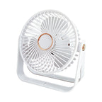 Table Fan with Adjustable Speeds and 180° Tiltable Head Compact Portable Quiet Cooling Fan for Home or Office